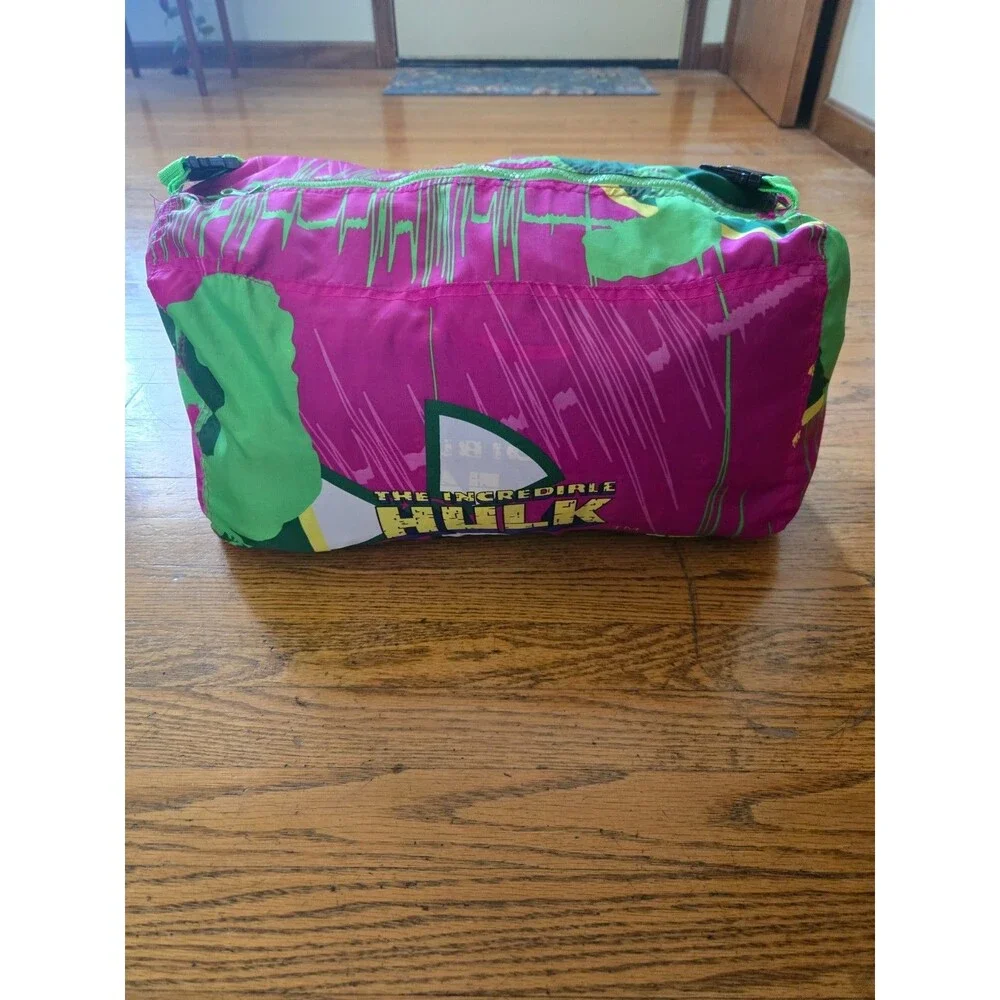 Marvel The Incredible Hulk Sleeping Bag and Carrying Tote Bag Reversible